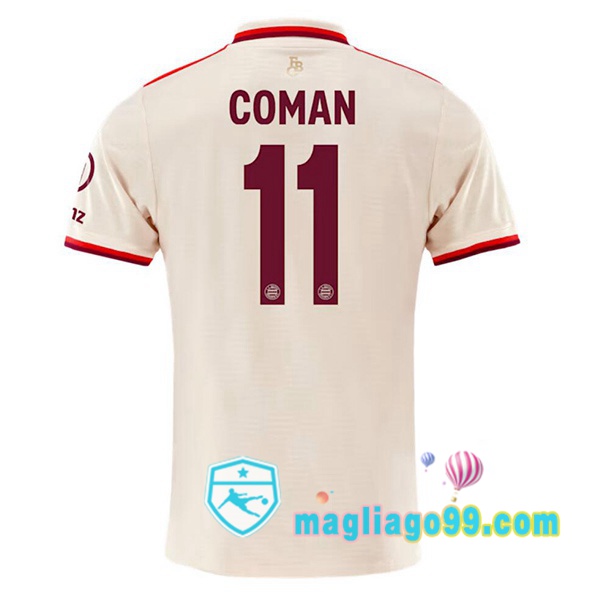 Magliago - Passione Maglie Thai Affidabili Basso Costo Online Shop | Maglia Bayern Monaco (Coman 11) Terza Giallo 2024/2025