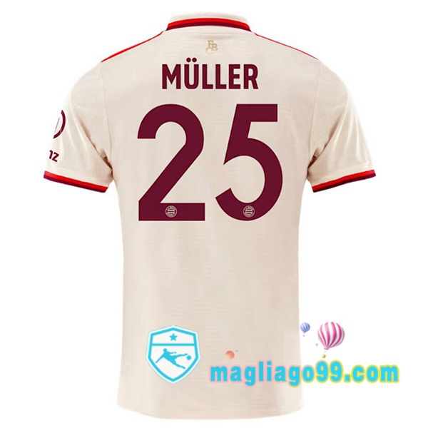 Magliago - Passione Maglie Thai Affidabili Basso Costo Online Shop | Maglia Bayern Monaco (Müller 25) Terza Giallo 2024/2025