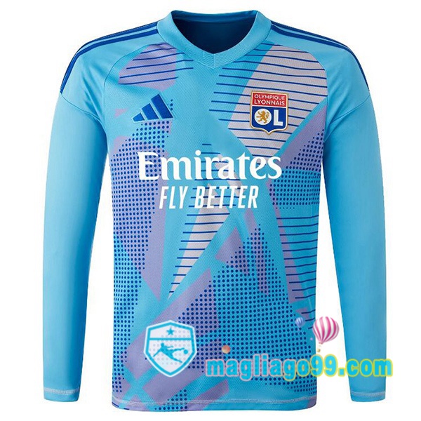 Magliago - Passione Maglie Thai Affidabili Basso Costo Online Shop | Maglia Lyon OL Portiere Maniche Lunghe Blu 2024/2025