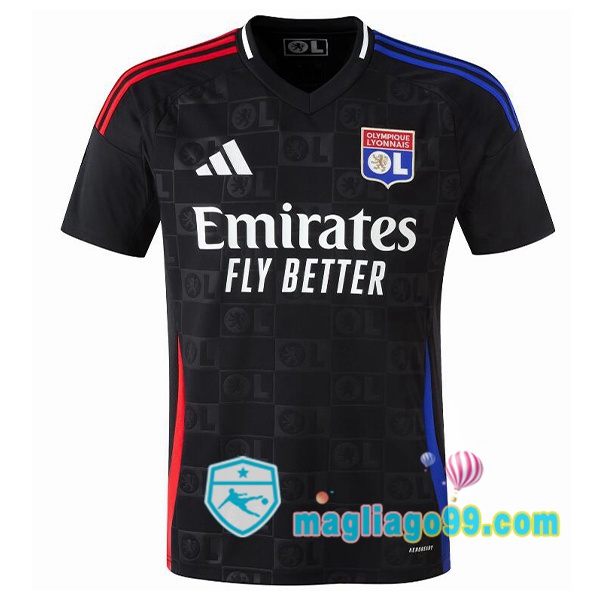 Magliago - Passione Maglie Thai Affidabili Basso Costo Online Shop | Maglia Lyon OL Seconda Nero 2024/2025