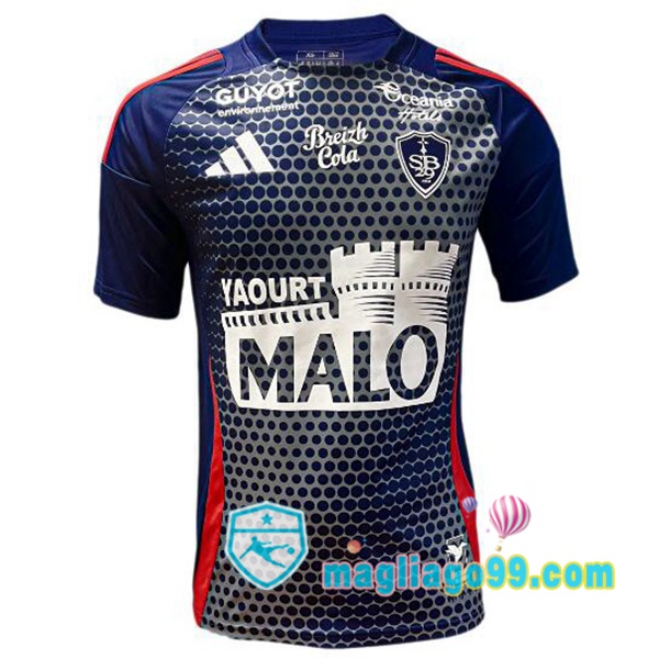 Magliago - Passione Maglie Thai Affidabili Basso Costo Online Shop | Maglia Stade Brestois Terza Blu 2024/2025