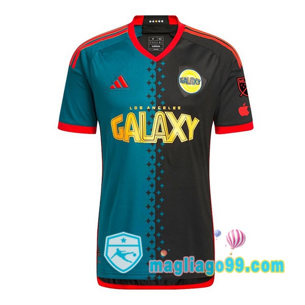 Magliago - Passione Maglie Thai Affidabili Basso Costo Online Shop | Maglia LA Galaxy Terza Verde Nero 2024/2025