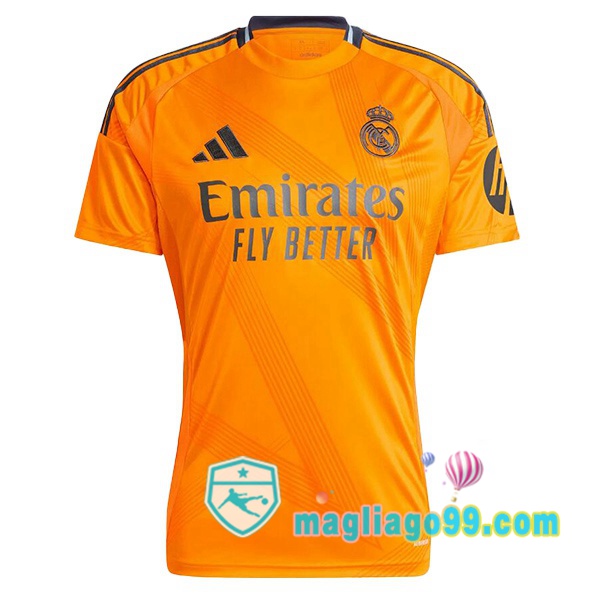 Magliago - Passione Maglie Thai Affidabili Basso Costo Online Shop | Maglia Real Madrid Seconda Arancione 2024/2025