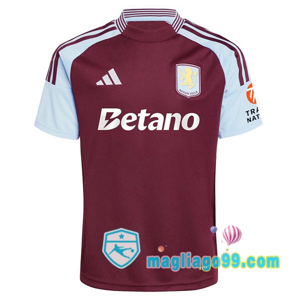 Magliago - Passione Maglie Thai Affidabili Basso Costo Online Shop | Maglia Aston Villa Prima Rosso 2024/2025