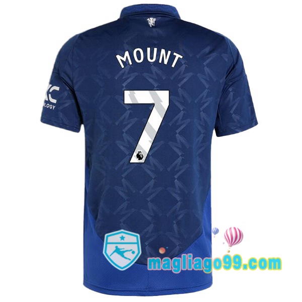 Magliago - Passione Maglie Thai Affidabili Basso Costo Online Shop | Maglia Manchester United (Mount 7) Seconda Blu 2024/2025