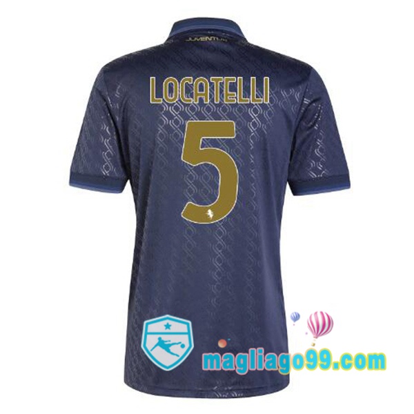 Magliago - Passione Maglie Thai Affidabili Basso Costo Online Shop | Maglia Juventus (LOCATELLI 5) Terza Blu Royal 2024/2025