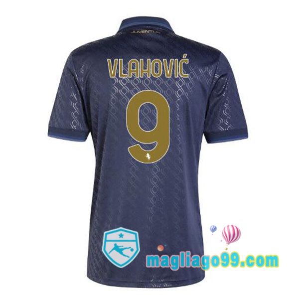 Magliago - Passione Maglie Thai Affidabili Basso Costo Online Shop | Maglia Juventus (VLAHOVIĆ 9) Terza Blu Royal 2024/2025