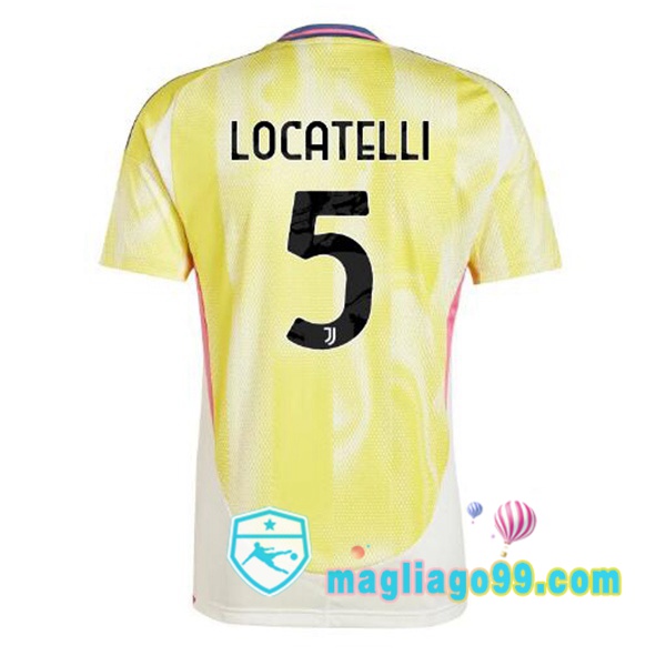 Magliago - Passione Maglie Thai Affidabili Basso Costo Online Shop | Maglia Juventus (LOCATELLI 5) Seconda Giallo 2024/2025