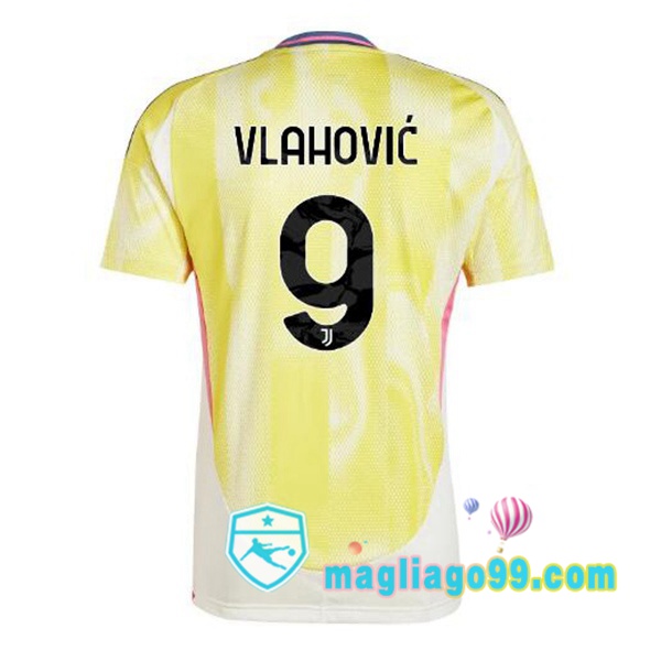 Magliago - Passione Maglie Thai Affidabili Basso Costo Online Shop | Maglia Juventus (VLAHOVIĆ 9) Seconda Giallo 2024/2025