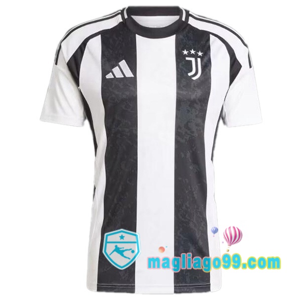 Magliago - Passione Maglie Thai Affidabili Basso Costo Online Shop | Maglia Juventus Prima Nero Bianco 2024/2025