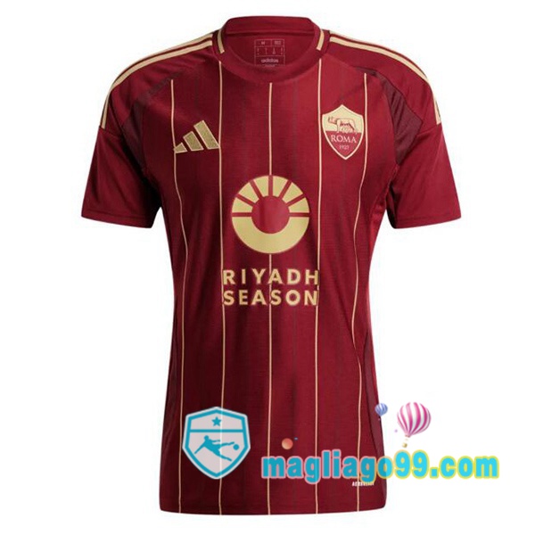 Magliago - Passione Maglie Thai Affidabili Basso Costo Online Shop | Maglia AS Roma Prima Rosso 2024/2025