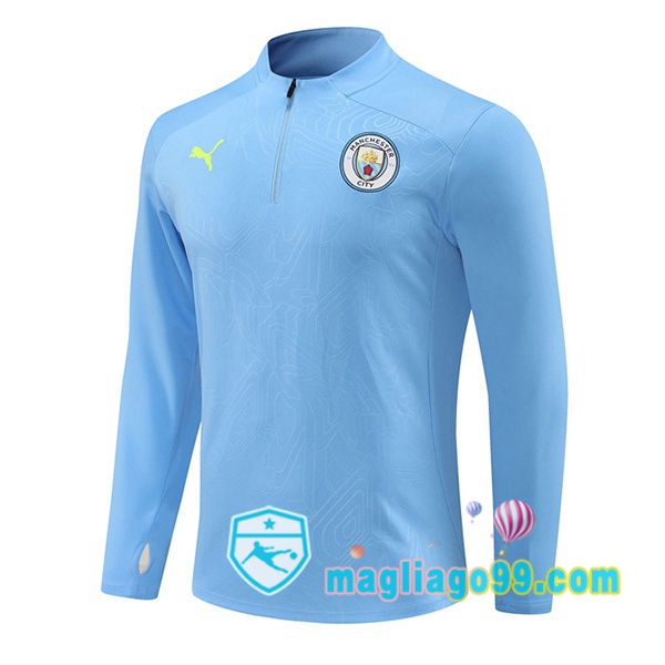 Magliago - Passione Maglie Thai Affidabili Basso Costo Online Shop | Felpa Calcio Manchester City Blu 2024/2025