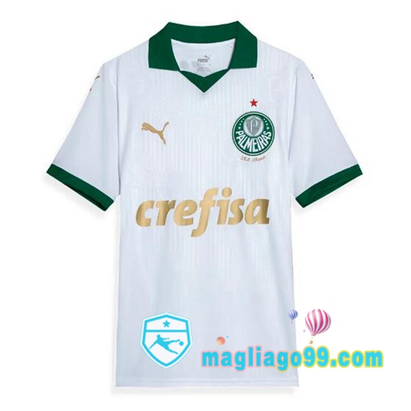 Magliago - Passione Maglie Thai Affidabili Basso Costo Online Shop | Maglia Palmeiras Seconda Bianco 2024/2025