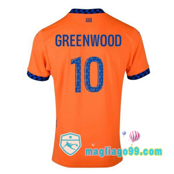 Magliago - Passione Maglie Thai Affidabili Basso Costo Online Shop | Maglia Marsiglia OM (GREENWOOD 10) Terza Arancione 2024/2025