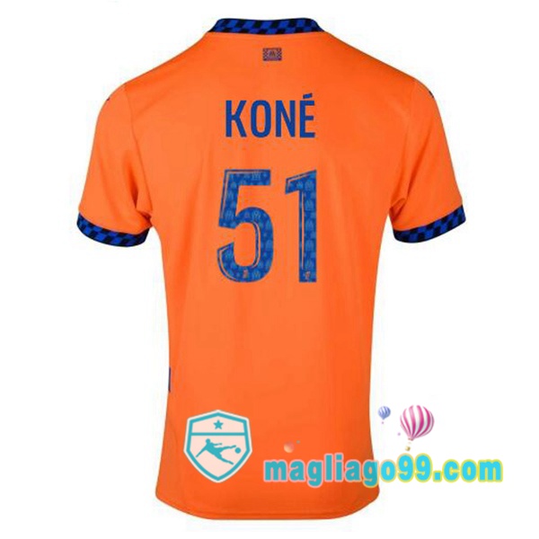 Magliago - Passione Maglie Thai Affidabili Basso Costo Online Shop | Maglia Marsiglia OM (KONÉ 51) Terza Arancione 2024/2025