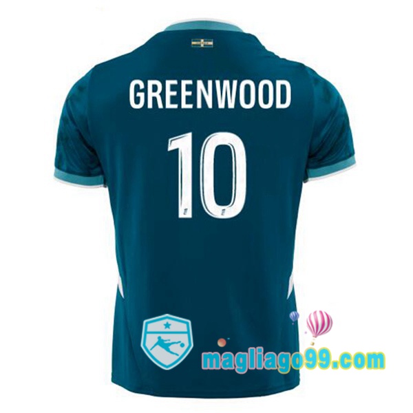 Magliago - Passione Maglie Thai Affidabili Basso Costo Online Shop | Maglia Marsiglia OM (GREENWOOD 10) Seconda Blu 2024/2025