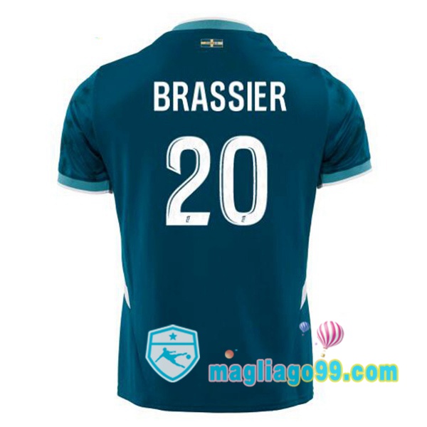 Magliago - Passione Maglie Thai Affidabili Basso Costo Online Shop | Maglia Marsiglia OM (BRASSIER 20) Seconda Blu 2024/2025