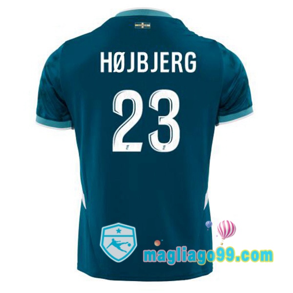 Magliago - Passione Maglie Thai Affidabili Basso Costo Online Shop | Maglia Marsiglia OM (HØJBJERG 23) Seconda Blu 2024/2025
