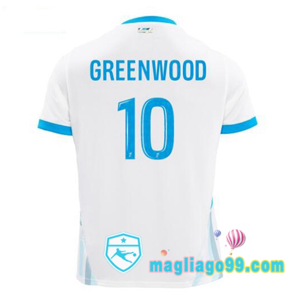 Magliago - Passione Maglie Thai Affidabili Basso Costo Online Shop | Maglia Marsiglia OM (GREENWOOD 10) Prima Bianco 2024/2025