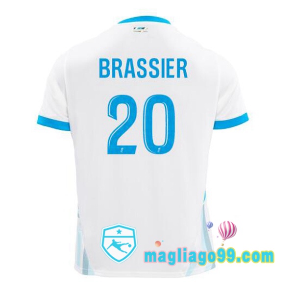 Magliago - Passione Maglie Thai Affidabili Basso Costo Online Shop | Maglia Marsiglia OM (BRASSIER 20) Prima Bianco 2024/2025