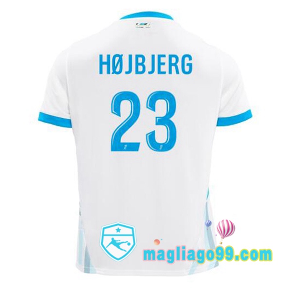 Magliago - Passione Maglie Thai Affidabili Basso Costo Online Shop | Maglia Marsiglia OM (HØJBJERG 23) Prima Bianco 2024/2025