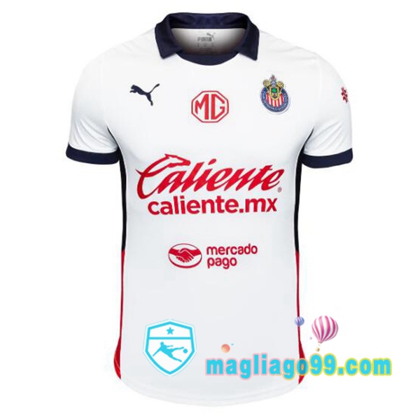 Magliago - Passione Maglie Thai Affidabili Basso Costo Online Shop | Maglia CD Guadalajara Seconda Bianco 2024/2025