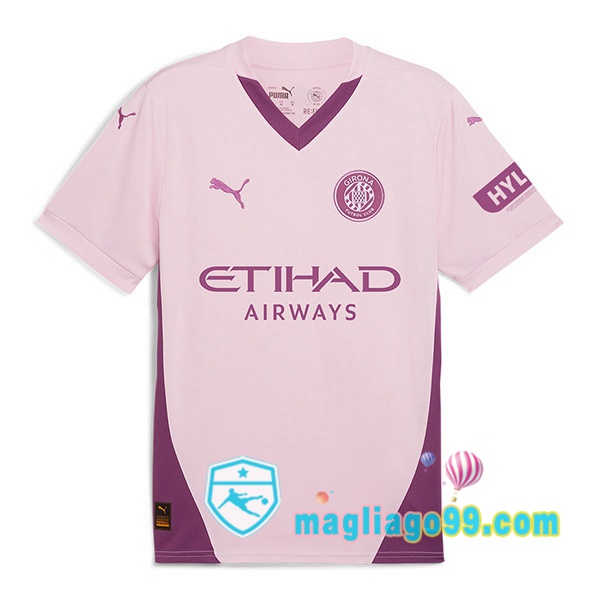 Magliago - Passione Maglie Thai Affidabili Basso Costo Online Shop | Maglia Girona Terza Rosa 2024/2025
