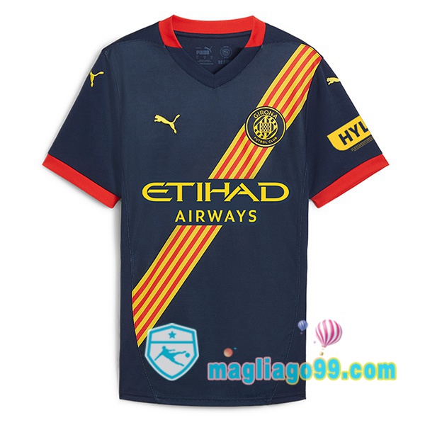 Magliago - Passione Maglie Thai Affidabili Basso Costo Online Shop | Maglia Girona Seconda Blu Royal 2024/2025