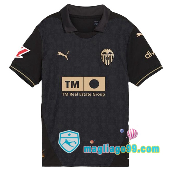 Magliago - Passione Maglie Thai Affidabili Basso Costo Online Shop | Maglia Valencia CF Seconda Nero 2024/2025