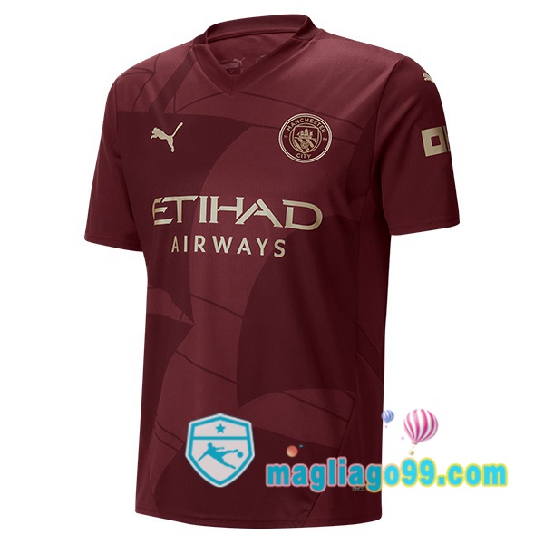 Magliago - Passione Maglie Thai Affidabili Basso Costo Online Shop | Maglia Manchester City Terza Marrone 2024/2025