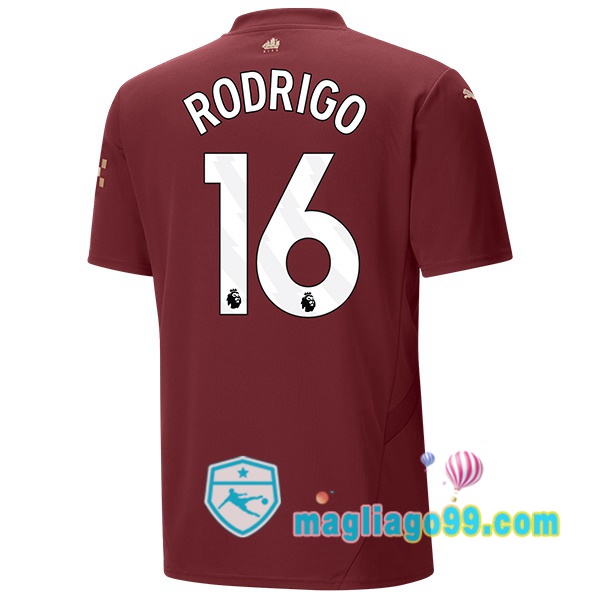 Magliago - Passione Maglie Thai Affidabili Basso Costo Online Shop | Maglia Manchester City (Rodrigo 16) Terza Marrone 2024/2025