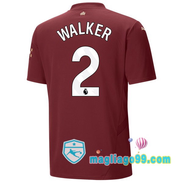 Magliago - Passione Maglie Thai Affidabili Basso Costo Online Shop | Maglia Manchester City (Kyle Walker 2) Terza Marrone 2024/2025