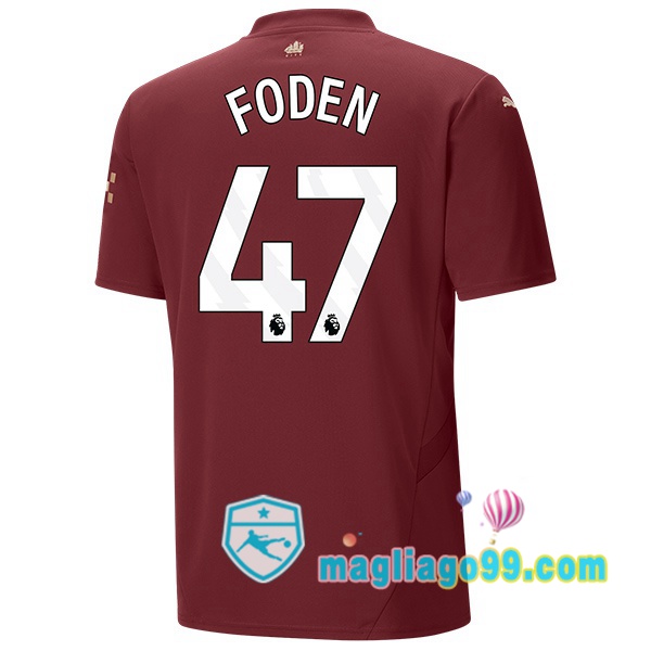 Magliago - Passione Maglie Thai Affidabili Basso Costo Online Shop | Maglia Manchester City (Phil Foden 47) Terza Marrone 2024/2025
