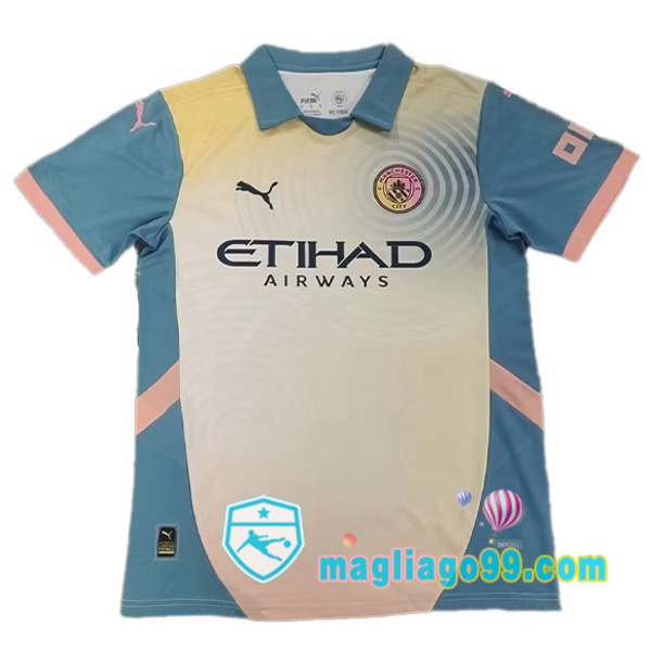 Magliago - Passione Maglie Thai Affidabili Basso Costo Online Shop | Maglia Manchester City Edizione Speciale Blu Bianco 2024/2025