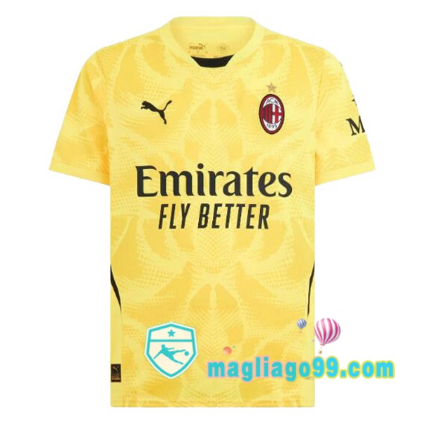 Magliago - Passione Maglie Thai Affidabili Basso Costo Online Shop | Maglia AC Milan Portiere Giallo 2024/2025