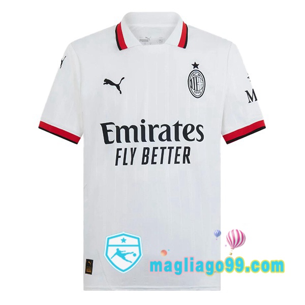 Magliago - Passione Maglie Thai Affidabili Basso Costo Online Shop | Maglia AC Milan Seconda Bianco 2024/2025