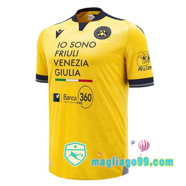 Magliago - Passione Maglie Thai Affidabili Basso Costo Online Shop | Maglia Udinese Calcio Seconda Giallo 2024/2025