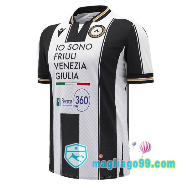Magliago - Passione Maglie Thai Affidabili Basso Costo Online Shop | Maglia Udinese Calcio Prima Bianco Nero 2024/2025