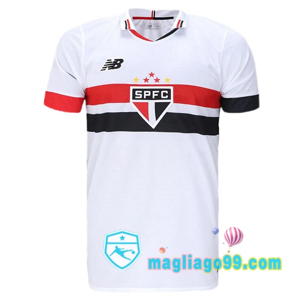 Magliago - Passione Maglie Thai Affidabili Basso Costo Online Shop | Maglia Sao Paulo FC Prima Bianco 2024/2025