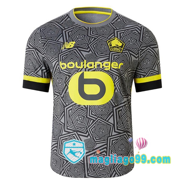 Magliago - Passione Maglie Thai Affidabili Basso Costo Online Shop | Maglia Lille OSC Terza Grigio 2024/2025