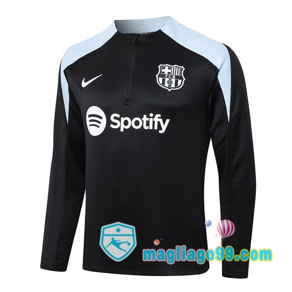 Magliago - Passione Maglie Thai Affidabili Basso Costo Online Shop | Felpa Calcio FC Barcellona Nero 2024/2025