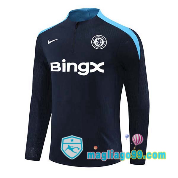 Magliago - Passione Maglie Thai Affidabili Basso Costo Online Shop | Felpa Calcio FC Chelsea Blu Royal 2024/2025
