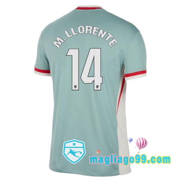 Magliago - Passione Maglie Thai Affidabili Basso Costo Online Shop | Maglia Atletico Madrid (M. LLORENTE 14) Seconda Verde 2024/2025