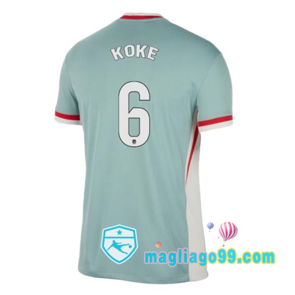 Magliago - Passione Maglie Thai Affidabili Basso Costo Online Shop | Maglia Atletico Madrid (KOKE 6) Seconda Verde 2024/2025