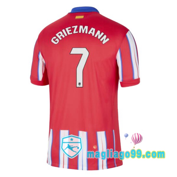 Magliago - Passione Maglie Thai Affidabili Basso Costo Online Shop | Maglia Atletico Madrid (GRIEZMANN 7) Prima Rosso 2024/2025