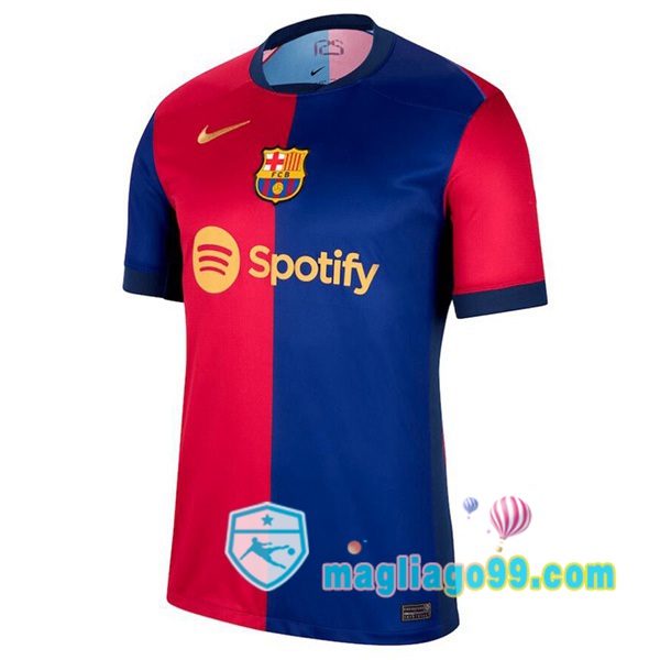 Magliago - Passione Maglie Thai Affidabili Basso Costo Online Shop | Maglia FC Barcellona Prima Spotify Blu Rosso 2024/2025