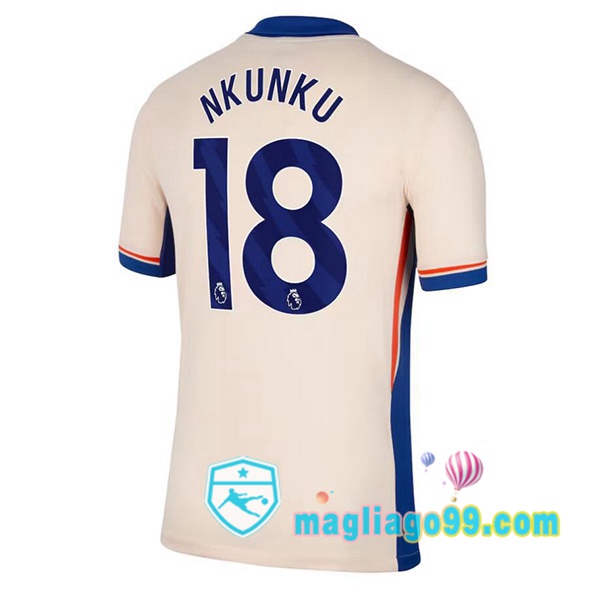 Magliago - Passione Maglie Thai Affidabili Basso Costo Online Shop | Maglia FC Chelsea (Nkunku 18) Seconda Giallo 2024/2025