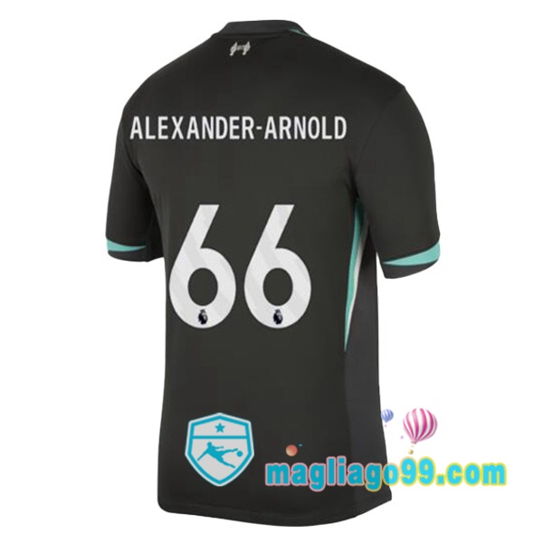 Magliago - Passione Maglie Thai Affidabili Basso Costo Online Shop | Maglia FC Liverpool (ALEXANDER-ARNOLD 66) Seconda Nero 2024/2025