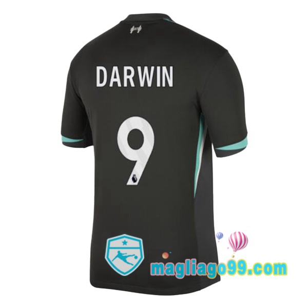 Magliago - Passione Maglie Thai Affidabili Basso Costo Online Shop | Maglia FC Liverpool (DARWIN 9) Seconda Nero 2024/2025