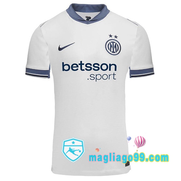 Magliago - Passione Maglie Thai Affidabili Basso Costo Online Shop | Maglia Inter Milan Seconda Bianco 2024/2025